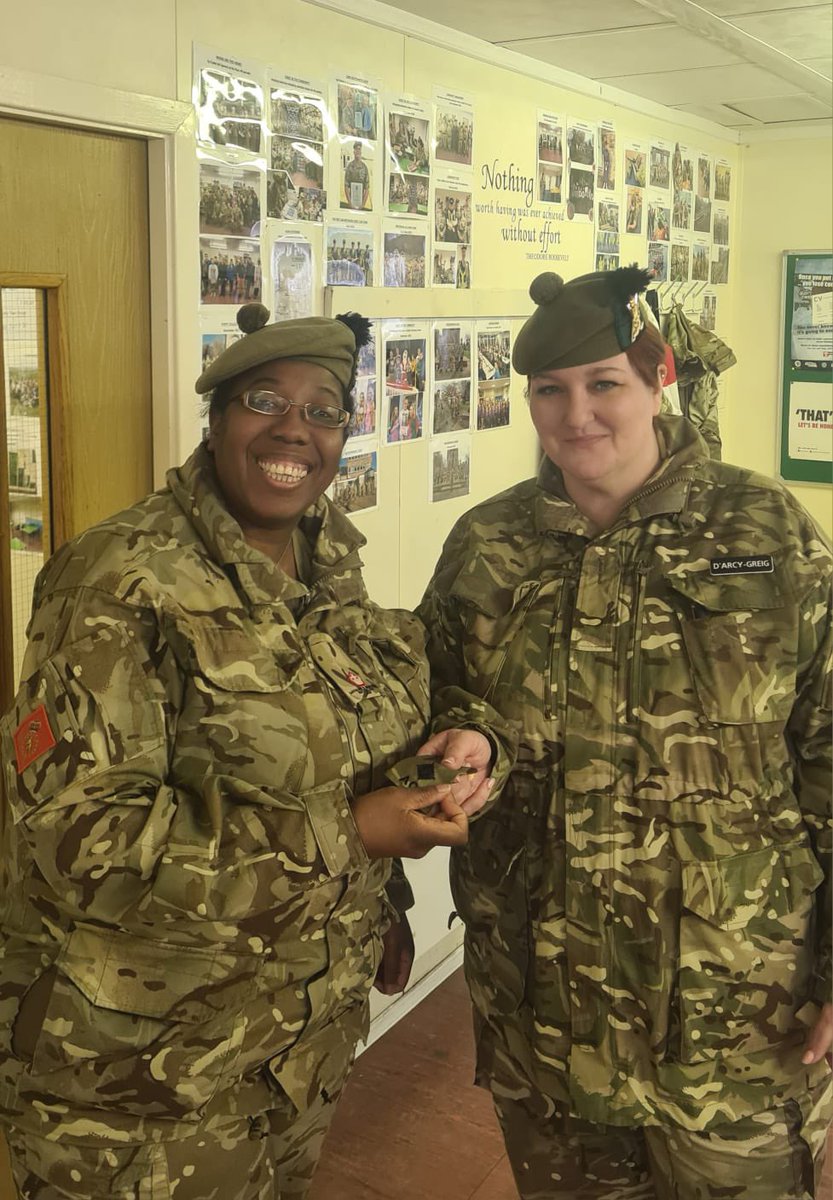 Congratulations to AUO Louise D’Arcy Grieg who was promoted to 2Lt by her OC Major Yasmin Shorter.
Well deserved Louise and best wishes.
Looking forward to seeing the next steps on your leadership journey.