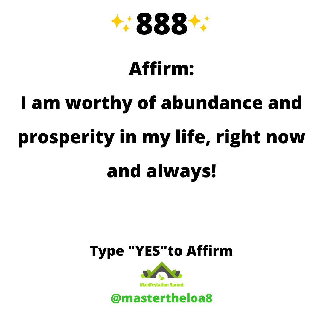 ✨888✨ Claim it with gratitude 🙏