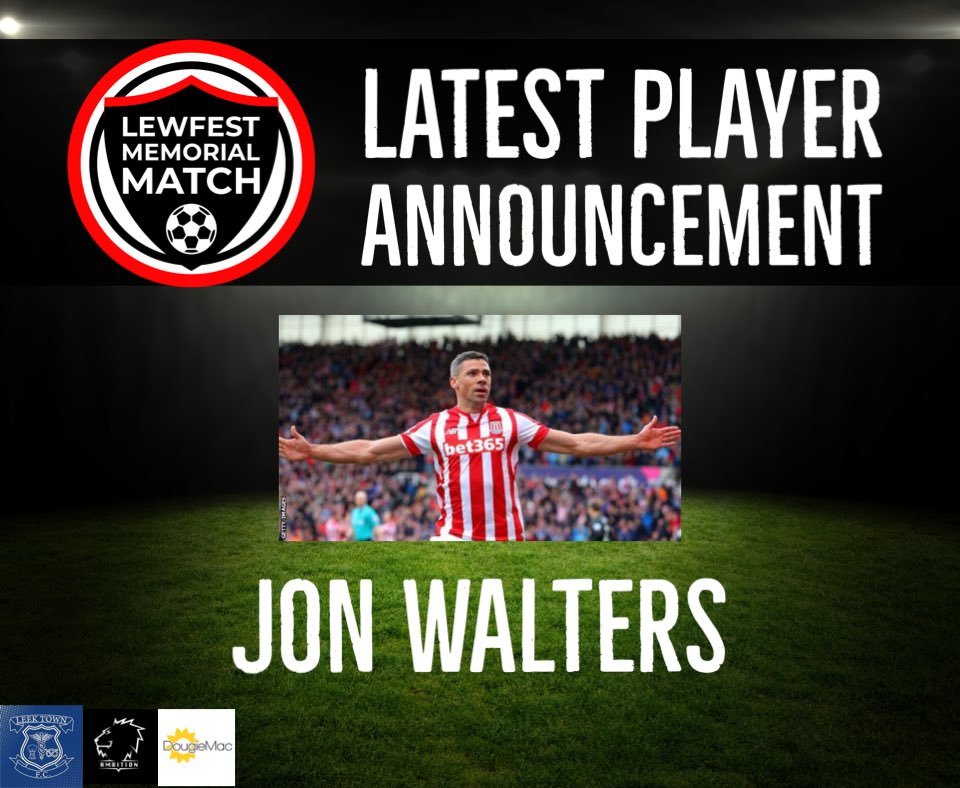 🥁 JON WALTERS IS ADDED TO THE LINEUP 🥁 Yet another name is added to our lineup and this time it’s none other than Jon Walters! Things are really starting to look exciting now with just over 3 weeks to go 🤩⚽️