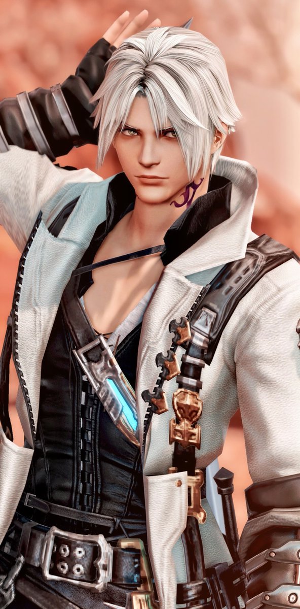 Tried out a fun mod by ganbureika that mashes up the Metian attire vest with Thancred’s gunbreaker coat. Looks quite fetching on him 💖 #thancred #ffxiv #ThancredThursday