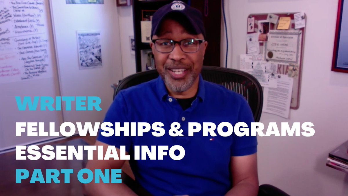 #Writers! A new YouTube video has just dropped. This one (a two-parter) about the #FellowshipProgram(s)! Check it out. Submission dates are coming up! youtube.com/watch?v=fPJiXL…