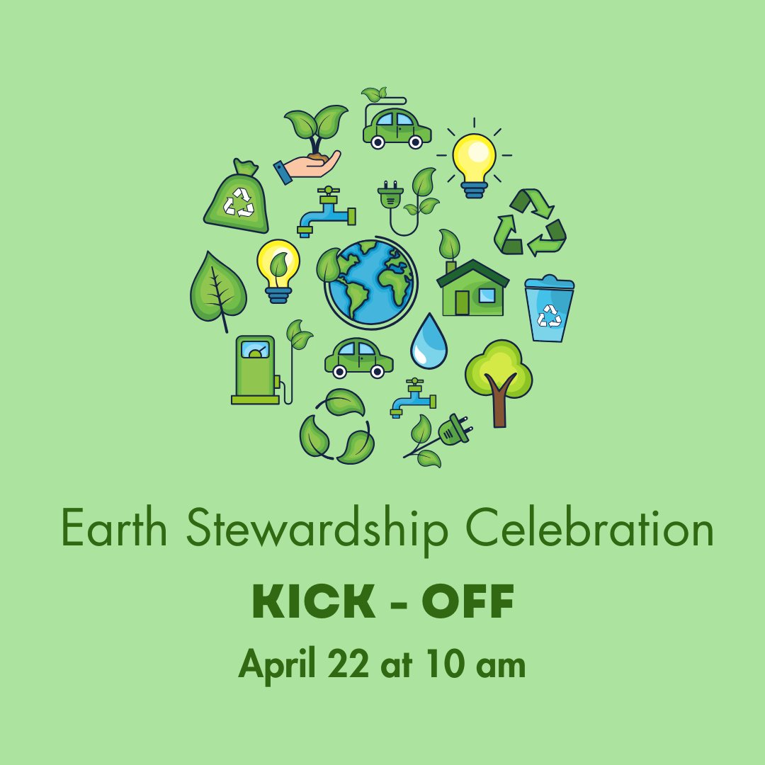 Don't forget to join us today to kick off this year's Earth Stewardship Celebration today at 10 am at the Longview Center along with public officials and other members of the steering committee to make our community stronger with beautification projects, tree plantings, & more