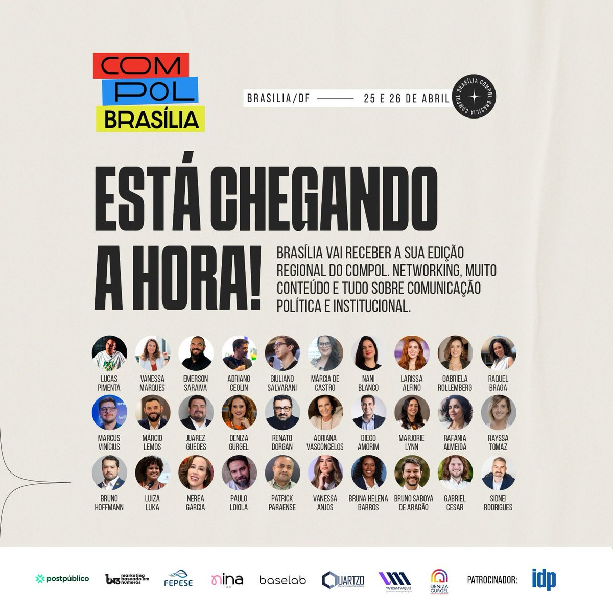 esplanadaagency's tweet photo. Bruno Hoffmann, CEO da Esplanada e presidente do @CAMP_bra, será palestrante do #COMPOL Brasília  — fechando o 1º dia as 18h30. O evento ocorrerá nos dias 25 e 26/04 no  IDP na Asa Norte. Inscreva-se agora e ganhe 50% de desconto com o cupom  COMPOL50. https://t.co/Dvt8eUcBtm https://t.co/qc89DoKH3L