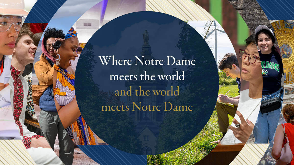Notre Dame International ⏩ @NotreDameGlobal With 12 locations around the world, Notre Dame Global plays a vital role in advancing Notre Dame as a leading global Catholic research university. It's extending its global outreach and presence with new name: go.nd.edu/06713c
