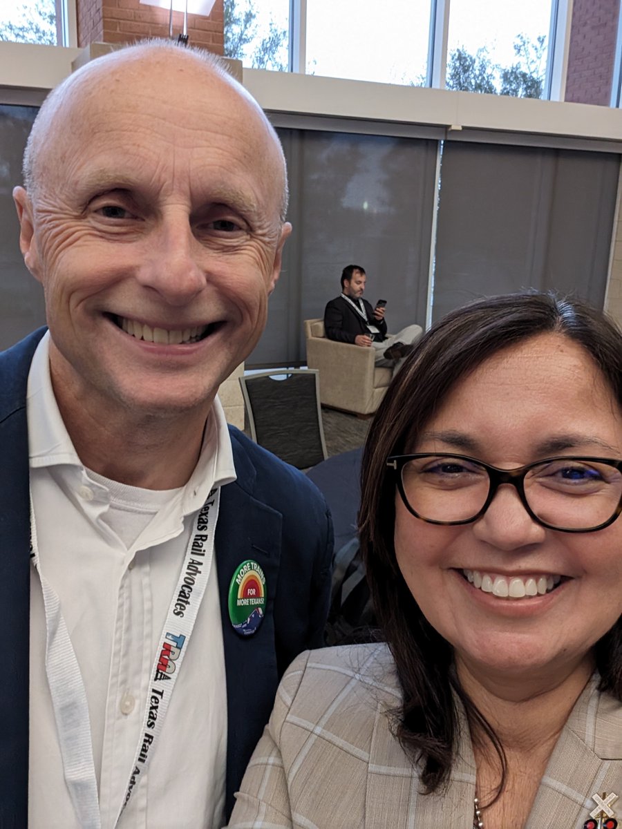 AnabelleCormier's tweet photo. Crazy busy week @txslrra Annual Meeting #THANKYOU Excellent presentations by @txdot #raildivision @USDOTFRA  @mwconsulting  Quick moment to take a selfie @Amtrak 📷Andy Byford #traindaddy 🌟@TXRailAdvocate 🚂@TXRailroads @GoRail 🚂@Brett4WallerCo See you next year!🚂 https://t.co/tP7OrIjWCt