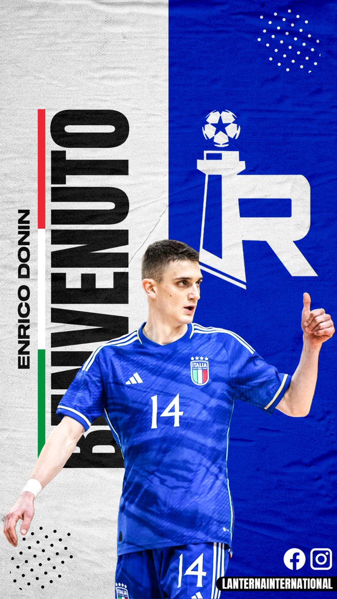 LanternaInt's tweet photo. ๐ค Enrico Donin ๐๐๐ก๐ฉ๐๐ก๐จ๐ง๐ข!
Il laterale mancino di 25 anni, internazionale con l'Italia, รจ il nuovo rinforzo della famiglia #lanternainternational.
Siamo molto felici di averti con noi. Grazie per la fiducia
#Lanternafamily #Lanternaplayer https://t.co/2Wml62bTla