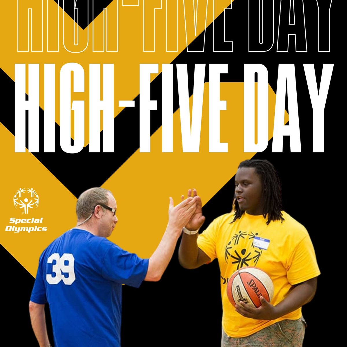 SONorthAmerica's tweet photo. 👋✨ Happy National High-Five Day! 👋✨

Join the @SpecialOlympics High-Five Challenge today! Share a video or photo giving a high-five to spread support for inclusion. Tag us and challenge your friends to keep the high-fives going! 💪🌟 #HighFiveChallenge #SpecialOlympics 🤝 https://t.co/C7XGU1C2gU