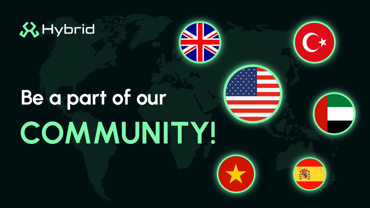 Did you know that Hybrid has multilingual Telegram groups. Join us today to stay updated in your preferred language.👇 🇬🇧▶ t.me/HybridCommunity 🇹🇷▶ t.me/HybridCommunit… 🇦🇪▶ t.me/HybridCommunit… 🇪🇦▶ t.me/HybridCommunit… 🇻🇳▶ t.me/HybridCommunit…