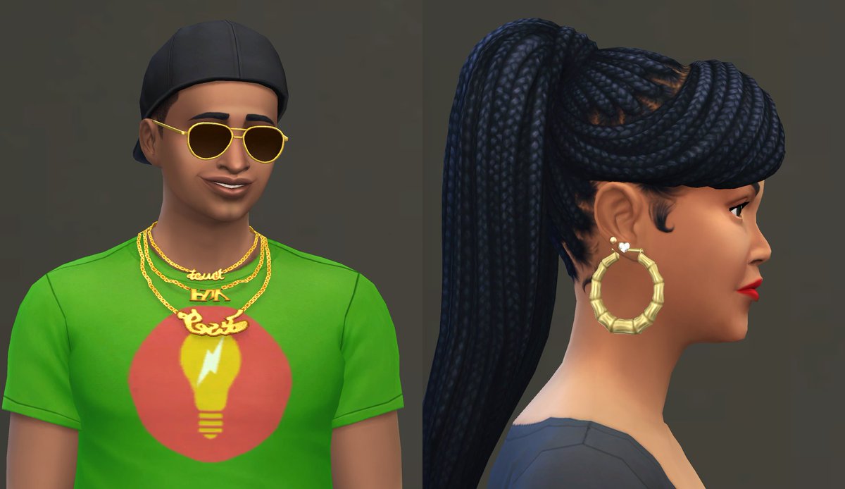 JeremiaLecato's tweet photo. #TheSims #TheSims4 #PartyEssentialKit #UrbanHomageKit #ElectronicArts #ShowUsYourSims #ShowUsYourBuilds
(1/2): First we have my simself and his mom wearing accessories, then Shanti, Krystal, Willy, and Cora wearing new outfits, and the Zowanski family wearing new outfits. ππβ€οΈ https://t.co/jZBhEZJ0E1