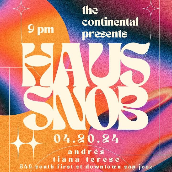 HAUS_SNOB's tweet photo. BAY AREAAAA! I'll be heading your way this weekend to toss some groovers 💖 
Catch me headlining The Continental! 
Come blaze it with us for 420 😮‍💨 
Saturday • Set time: 12-1:30 
• Downtown San José • https://t.co/Qxk1J79m1J