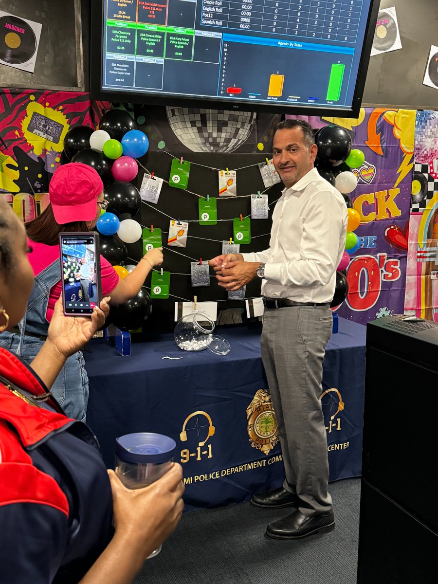 Miami PD (@miamipd) on Twitter photo Big thank you to <a href="/BramanAutoMiami/">Braman Miami</a> and <a href="/MarriottBiscBay/">Marriott Bisc Bay</a> for stopping by the Communications Section to provide some well-deserved gifts to our Telecommunicators. #NationalPublicSafetyTelecommunicatorsWeek
@cityofmiamifire Big thank you to <a href="/BramanAutoMiami/">Braman Miami</a> and <a href="/MarriottBiscBay/">Marriott Bisc Bay</a> for stopping by the Communications Section to provide some well-deserved gifts to our Telecommunicators. #NationalPublicSafetyTelecommunicatorsWeek
@cityofmiamifire