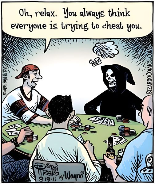 ☠️👁️
#meme #memeday #HappyThursday #reaper #poker