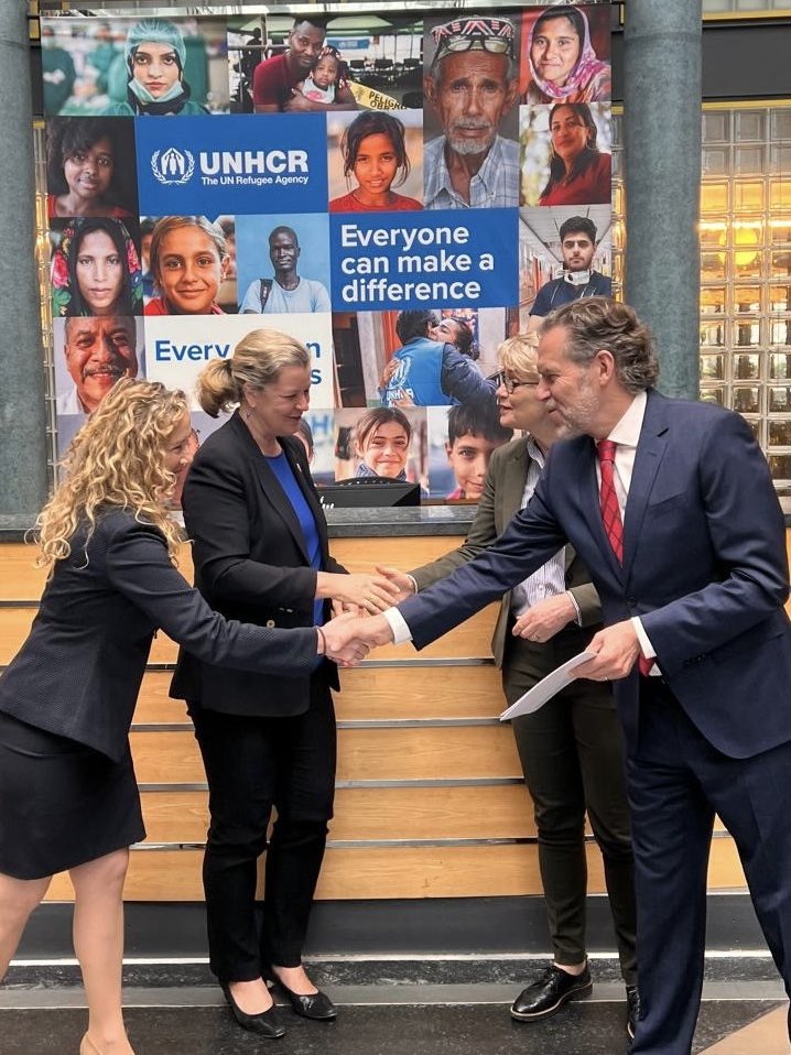Yesterday with @Refugees in #Kenya and other hot spots/countries. Today a strategic dialogue with #Denmark @ HQ Geneva. Thanks to flexible support, Denmark helps address emerging challenges. Together we respond to those in need & work on early solutions. Tak skal du have 🇩🇰!