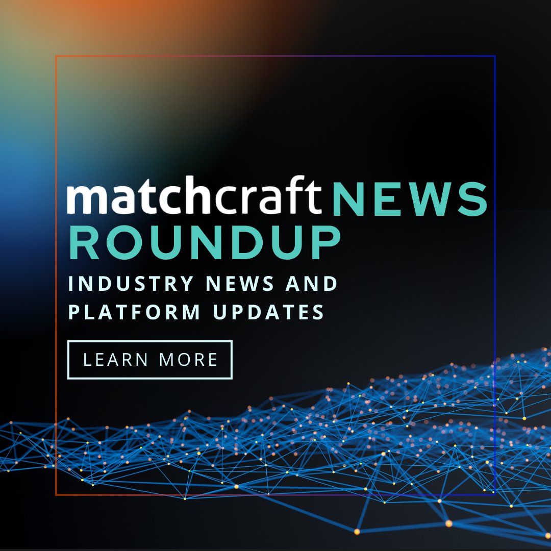 It’s been a Q1 for the record books, and we are excited to talk about it! In our latest news roundup, we’ll cover the latest at MatchCraft and in digital advertising. Check it out: 1l.ink/F2XP8KN

#DigitalAdsNews #IndustryUpdates #MatchCraftUpdates