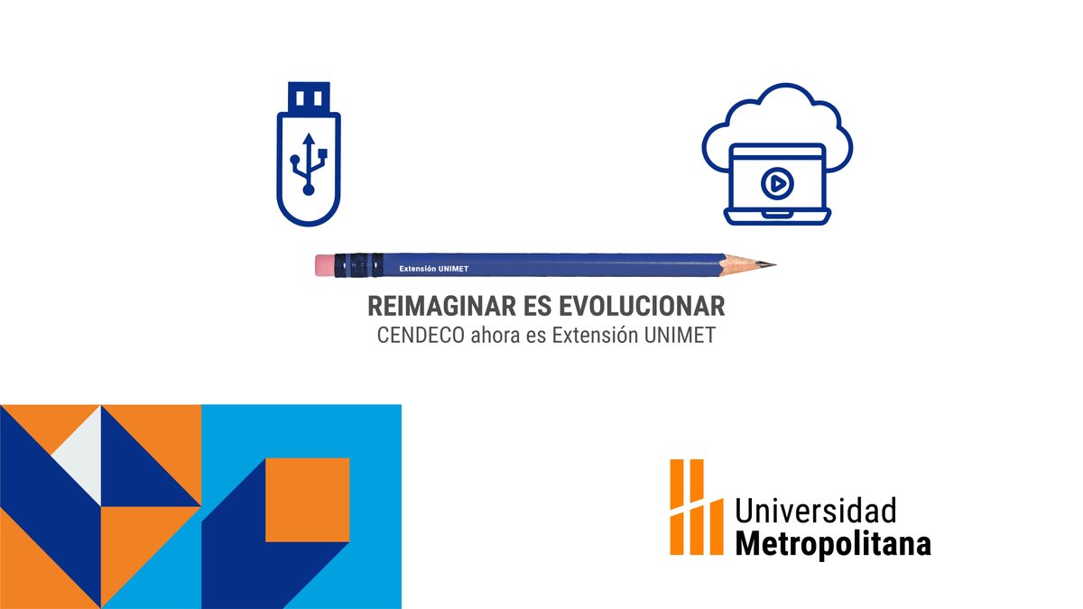 🔍 ¿Buscas una formación de calidad y prestigio? Extensión UNIMET te ofrece eso y más. Con modalidades presencial, virtual o híbrida, podrás adaptar tu aprendizaje a tu conveniencia. Cendeco ahora es #ExtensiónUNIMET bit.ly/ExtensionUNIMET