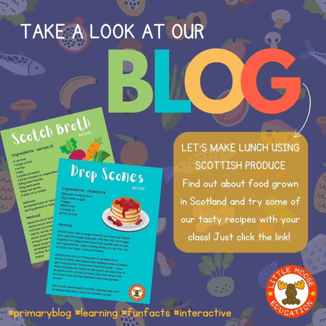 Fancy making a tasty Scottish lunch with your class? Read our blog and try out our recipes 😋😋😋 #Scottishproduce #Scottishfood #broth #dropscones #eatingtogether #cookingtogether loom.ly/vYlYJtM