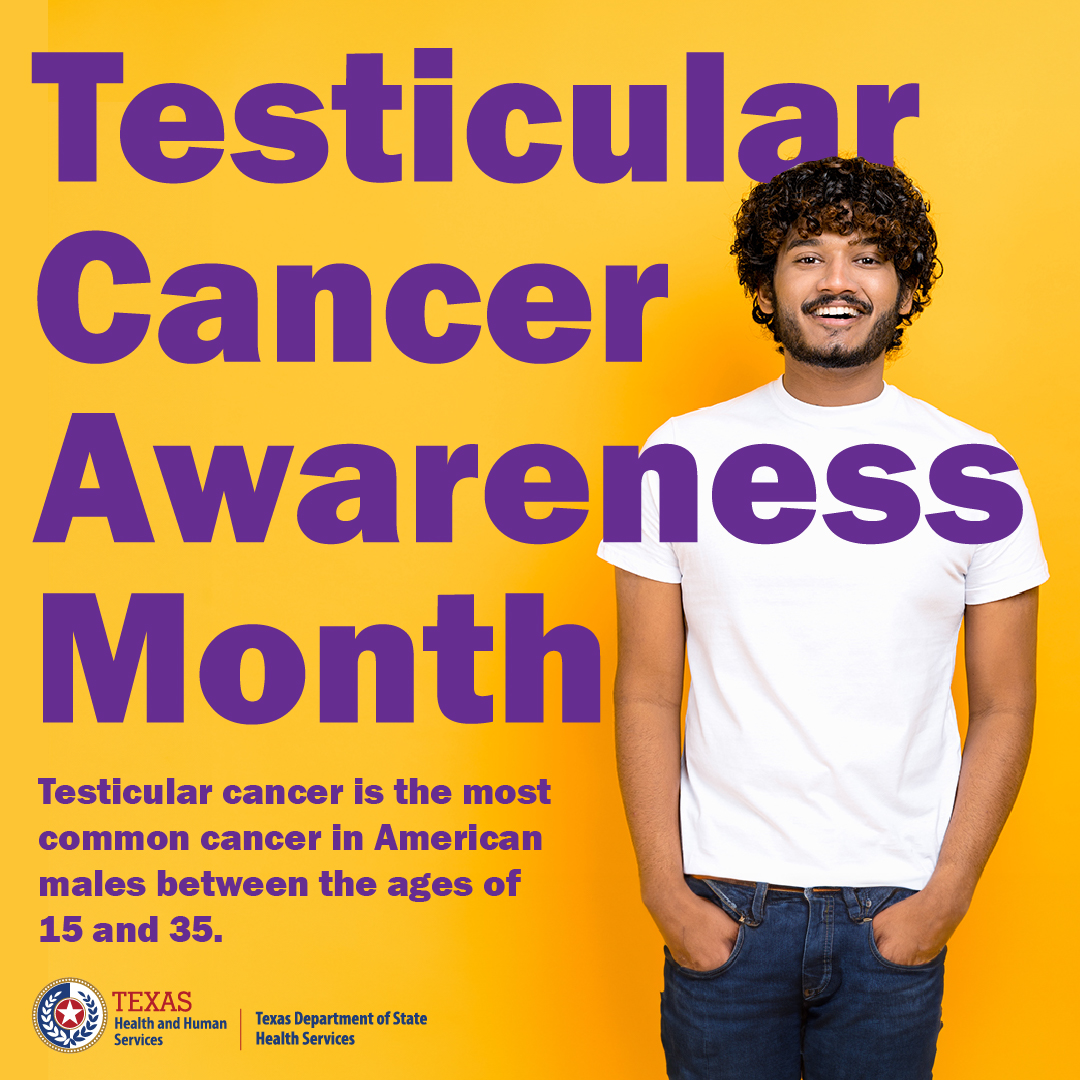 April is Testicle Cancer Awareness Month. Testicular cancer is one of the rarest types of cancer, accounting for about 1% of cancer cases for men. Be aware and check as regular self-exams can lead to early detection. More here: bit.ly/3xwYxuE