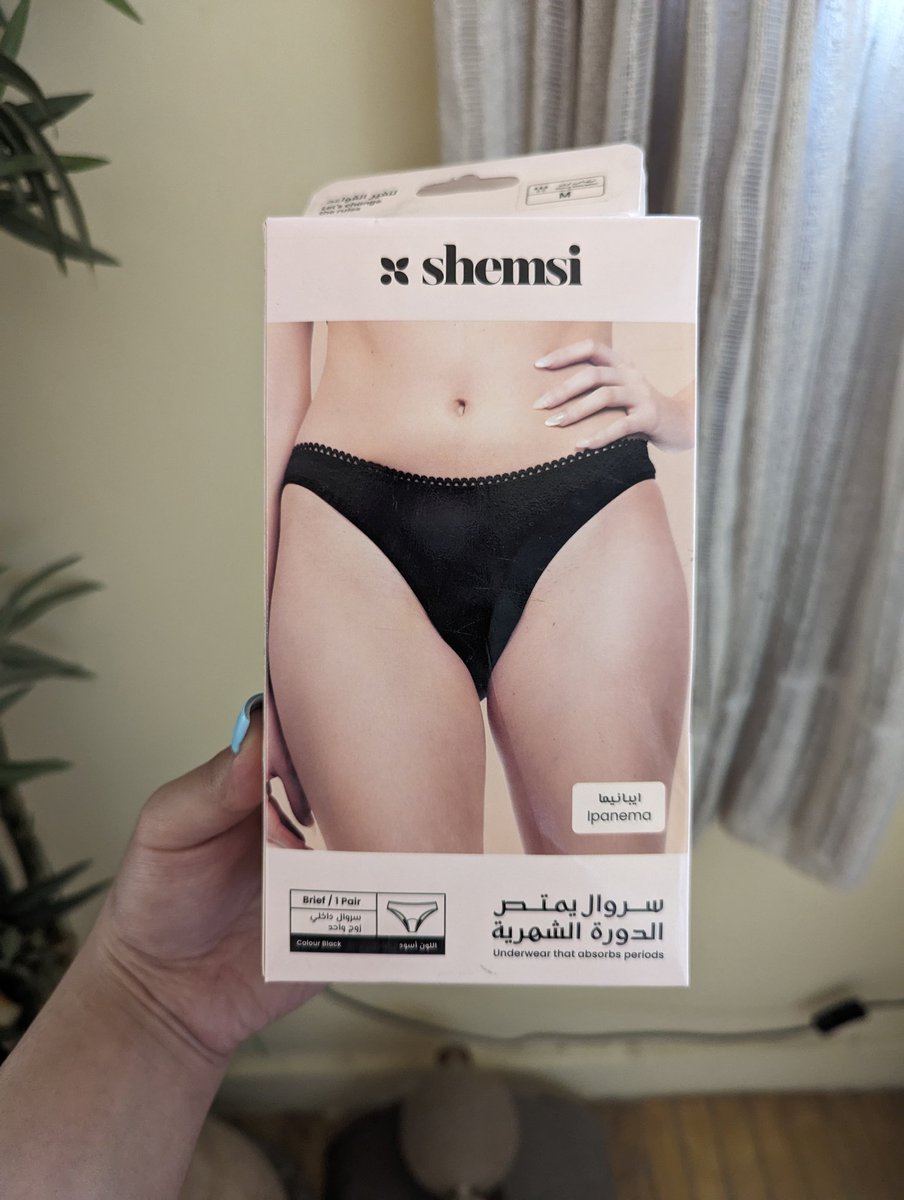Haya_Hatem's tweet photo. الريفيو اللي طلبتوها لل period underwear:
جبت الموديل دا
اولا جبته من نون ووصلي تاني يوم -الحمد لله-
ثانيا المقاسات بالسم ع الموقع ف اختيار مقاسك سهل لو عارفة قياساتك
ثالثا التجربة بقى، اولا هو مريح فعلا اريح من البادز، لبسته قبل البيريود بيوم تحسبا لقدومها https://t.co/Fo4SLUx4Pj