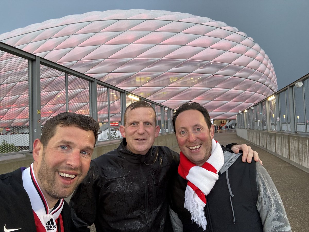 What a trip!  London to Memmingen to Munich to Salzburg to Frankfurt to London. The things we do to follow Arsenal over land and sea!!! Next stop is Wolverhampton on Saturday. 6 more cup finals. Please stop bitching about the squad and Arteta. We are the Arsenal!!Vamos!!!!