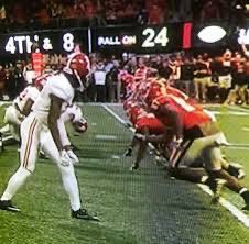 If the refs didn’t gift Bama a championship Georgia would have 3 national championships .. Tyler Simmons wasn’t offsides