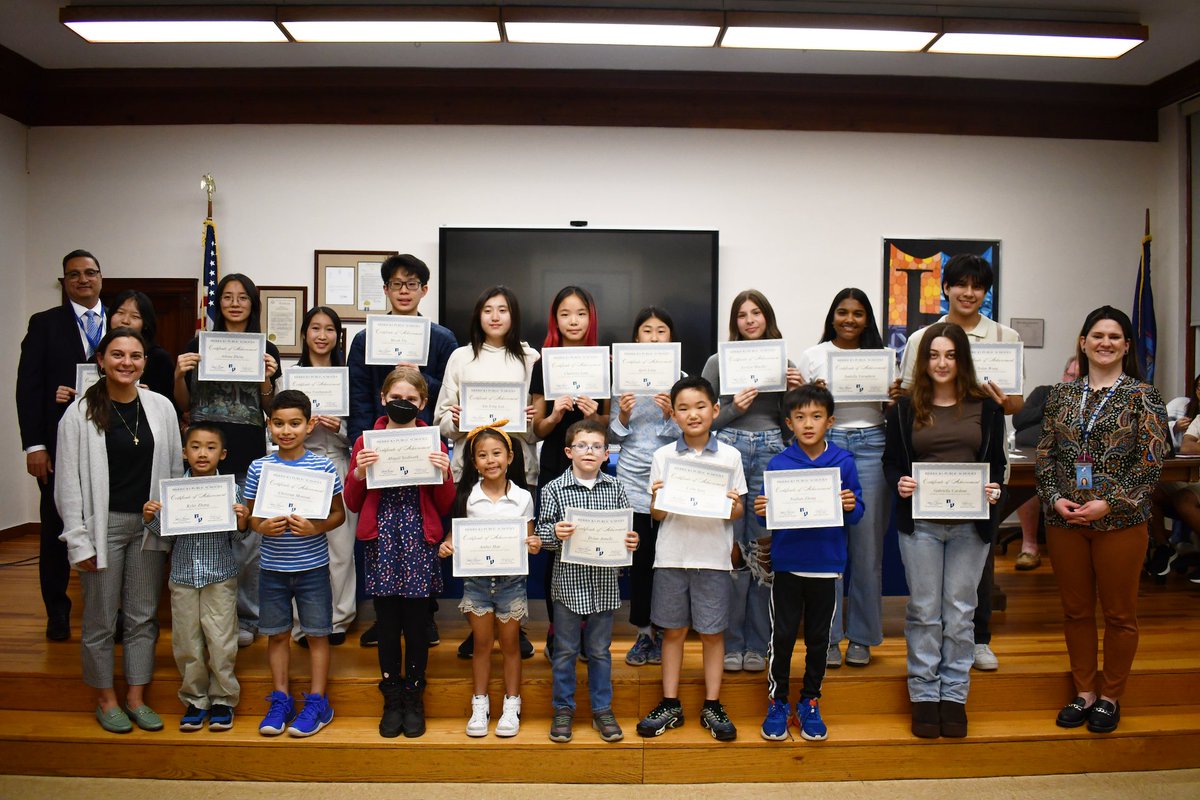 At the April 16 meeting, the Herricks BOE was proud to recognize our 27 talented student artists who were recently selected to their have artwork displayed at the Art Supervisors Association (ASA) Nassau All-County Art Exhibition! #WeAreHerricks @HerricksSup