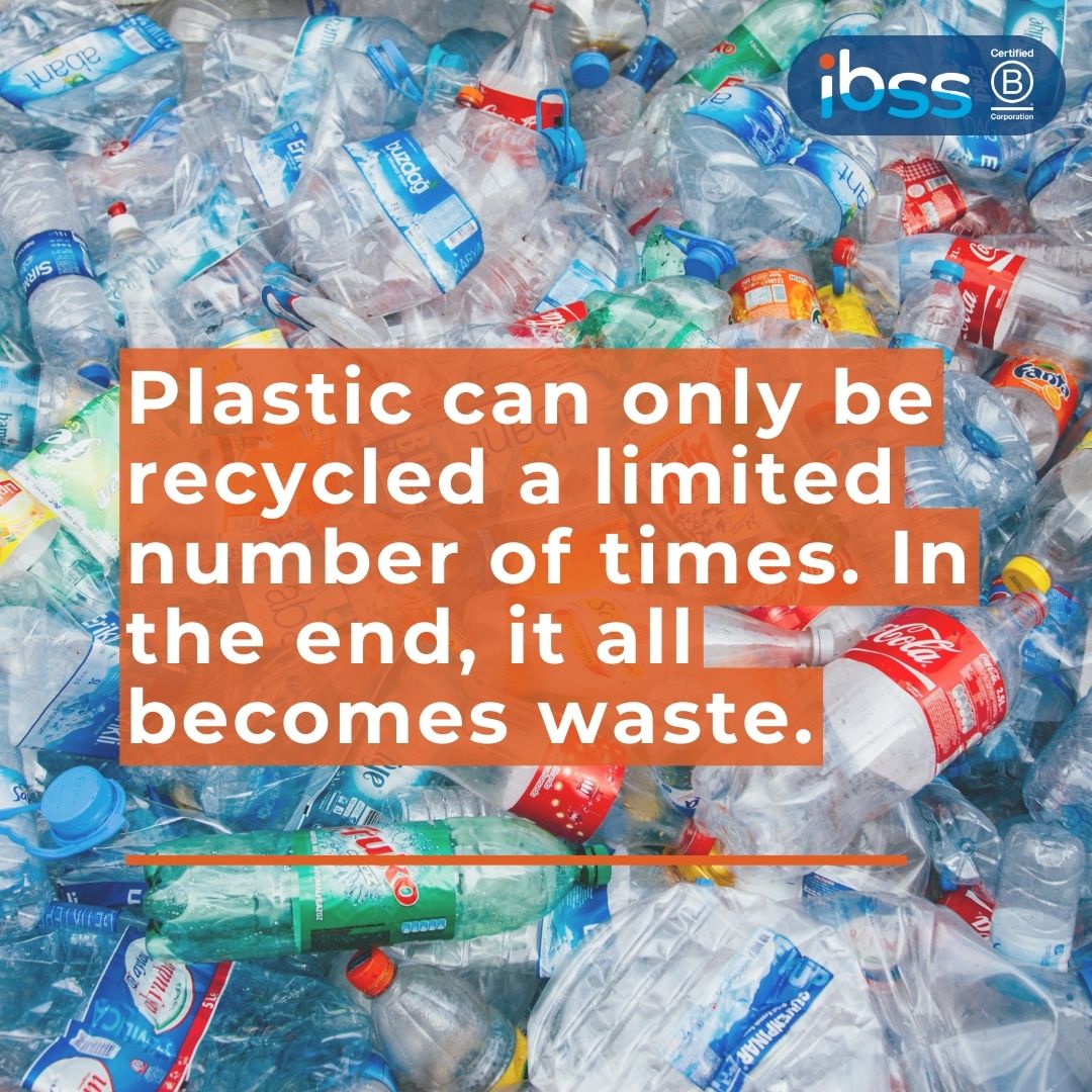 Plastic can only be recycled a few times before it wears out. Instead, they end up in landfills where they break down into microplastics, polluting our environment for eternity.

#TrashFreeThursday #ReducePlasticWaste #RecyclingFacts