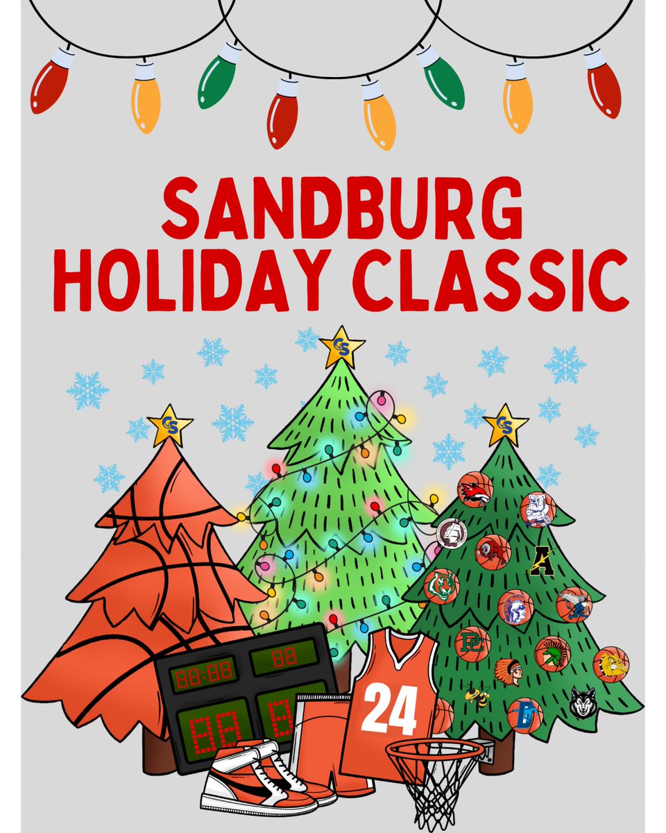 🎄UPDATE: Sandburg Holiday Classic🎄 Welcome to the new teams for our 2024 tournament! The field of 16 is going to be fantastic! December 26-28th! Nazareth Academy (@NazarethGBB) Warren Township (@wthsdistrict121) Plainfield South (@PSHSGBBALL) Oswego East (@OHS_Girls_BBall)