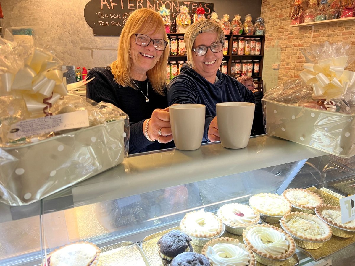 Tea for two or two for tea? Afternoon teas are a customer favourite at Rene and Jack's Cafe. Why not pop along to Rotherham's indoor market and see them next time you're in town? They're open for business as usual. #shoplocal #rotherhammarket #marketsmatter #loveyourlocalmarket