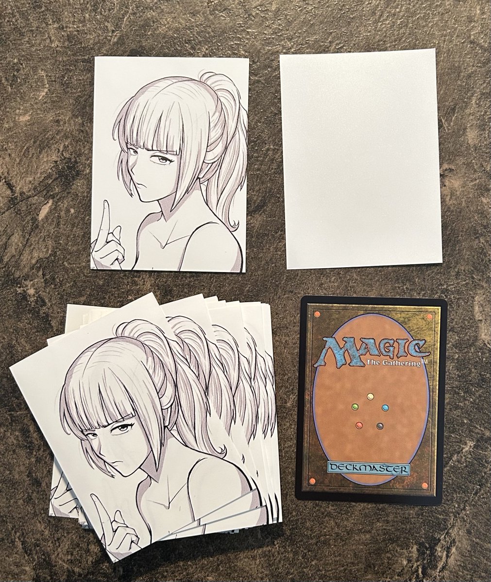 EricJaviArt's tweet photo. F Off
#Commission for a Magic: The Gathering #card sleeve design. The #sleeves themselves were outsourced.

#commissionsopen #digitalartist #digitaldrawing #illustration #clipstudiopaint #csp #manga #cartoonart #sketchy #sketching #animegirl #blackandwhite #cardsleeve https://t.co/aX9UO7TSw7