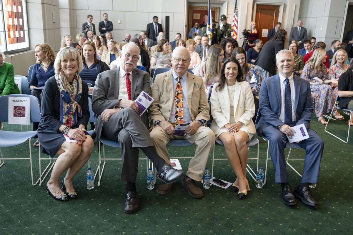 WVcourts's tweet photo. All five Justices were on hand at the Robert C. Byrd U.S. Courthouse today, April 18, 2024, to accept the Excellence in Victim Advocacy and Justice Award for the Supreme Court's Victim Outreach Project. https://t.co/J5ADz3IRTw