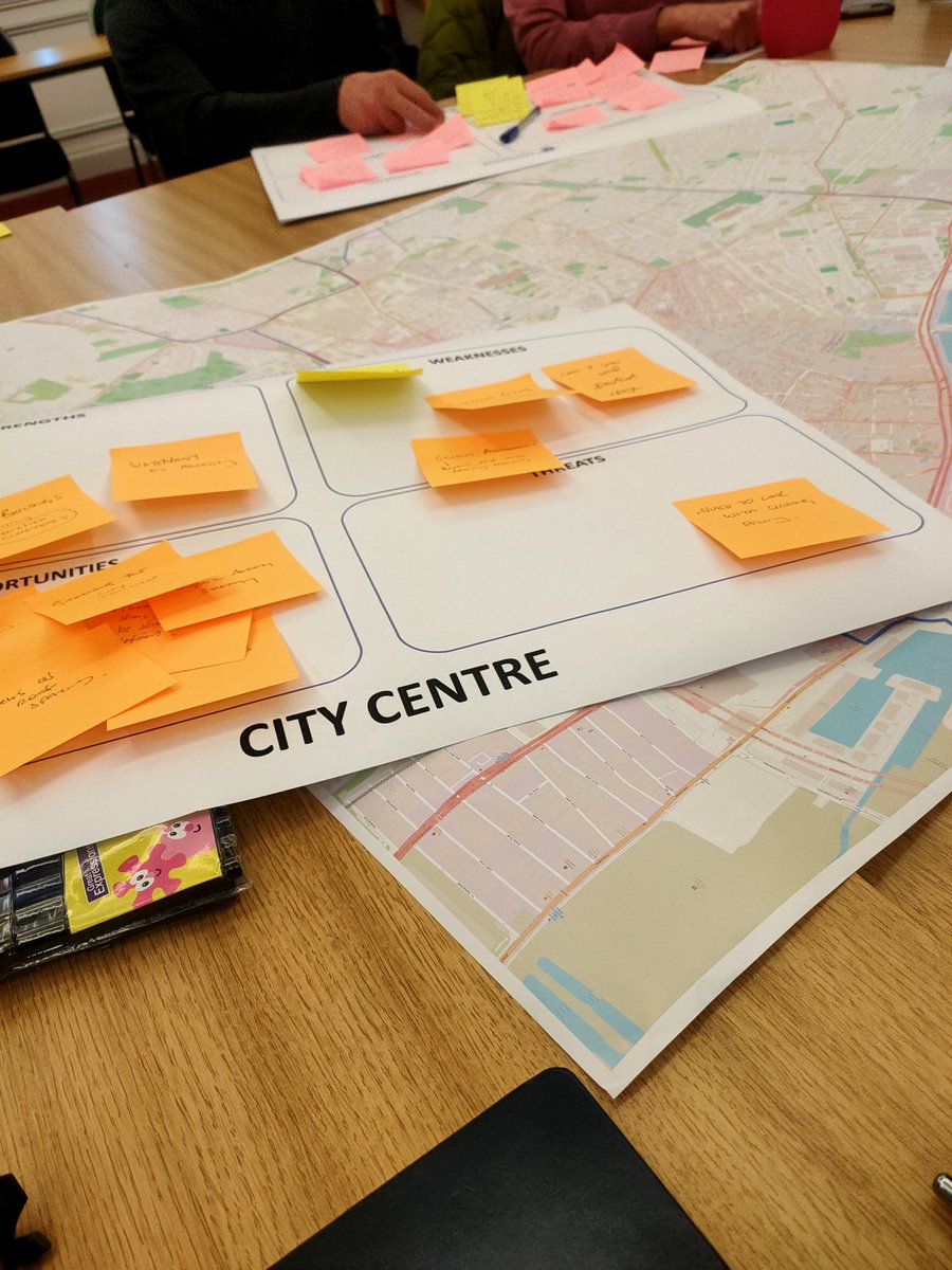 At the second of our Local Plan workshops tonight with councillors and officers working in the City Centre neighbourhood.