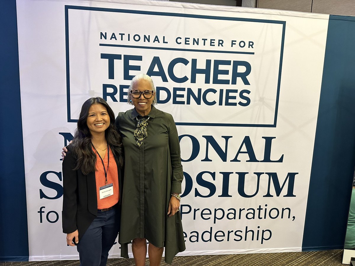 Here at @NCTResidencies 2024 Symposium, we got to meet one of the queens of educational leadership, Dr. Gloria Ladson-Billings. She is an American pedagogical theorist and teacher educator known for her work in culturally relevant pedagogy. What a keynote!