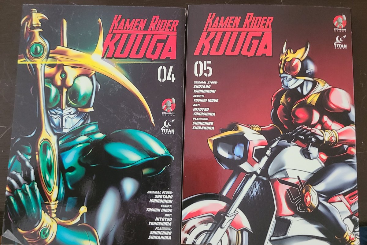 Nothing TOO important to note, but the Kamen Rider Kuuga manga has continued to quietly release in English with absolutely no advertising. Recent volumes do look a slight bit better than the first 2, though I still suspect it's just machine translation actually edited by humans.