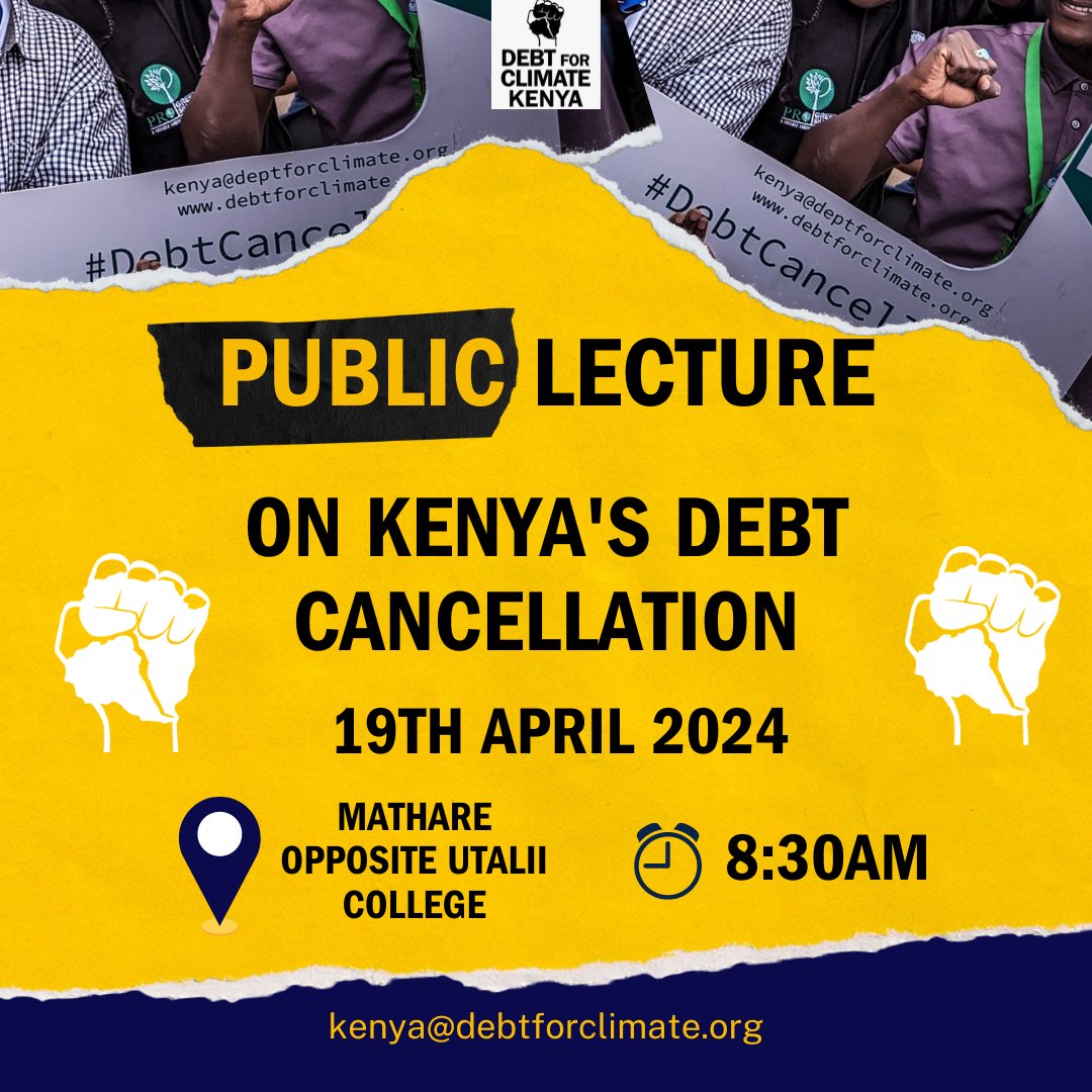 Kenya stands in solidarity with the Global South! For too long, our country and others like us have shouldered the burden of unfair debt imposed by the IMF and World Bank. Join us tomorrow as we demand for unconditional #CancelTheDebt #80YearsAreEnough @Eng_F_Ngeno @ChrisMarkm