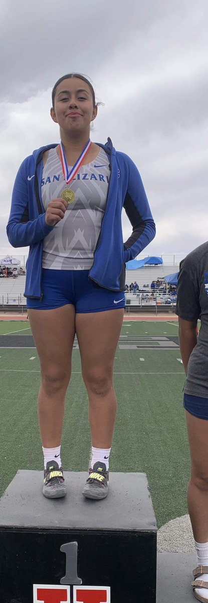 JorgeMaeseSEHS's tweet photo. 3 of 6 Juniors Regional Bound for 2-4A Track & Field representing San Elizario Running Ajah Walker (HJ, LJ, TJ, 100H, 300H) , Genesis Rubio(discus), & @yvonnedelariva (400,4x400)#trackandfield24 #workharderdreambigger #playhardworkhard https://t.co/8vO2TOXkH3