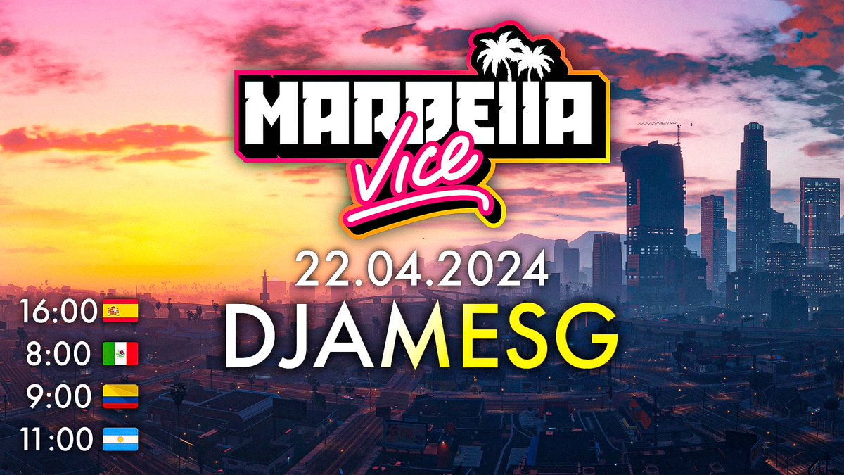 djamesgg's tweet photo. 🚨ESTAMOS EN MARBELLA VICE 2🚨

👮‍♂️Manuel Clemente
📆Lunes, 22 de Abril
⏰16:00h https://t.co/3duenzAfcV