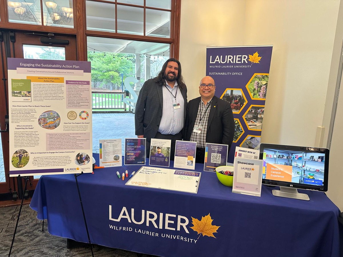 .@Laurier was honoured to support the Road to Net Zero 2024 event hosted by @TownOfMiltonON Economic Development. We shared highlights from our #sustainability program. We're excited for the Milton Academic Centre - slated to welcome its first class of students in Fall 2024.