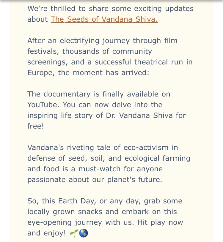 The Seeds of Vandana Shiva tweet media