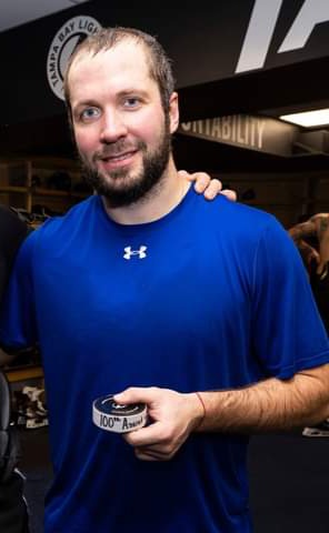 HeatherMce1985's tweet photo. So proud of what Kuch accomplished last night. 🐐🇷🇺🙏⚡️⚡️ @TBLightning @86Kucherov https://t.co/RalMWELnbi