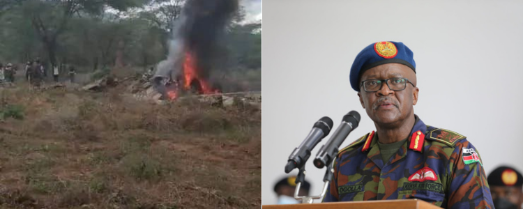 I also want to convey my condolences to the family and relatives of the other army officers who died today in the crash.

Brgd Said
Col.Keitany
Capt.Sora
Sgt.Omondi
Capt.Litali
Sgt.Nyawira
Lt-Col.Sawe

A terrible loss for Kenya.