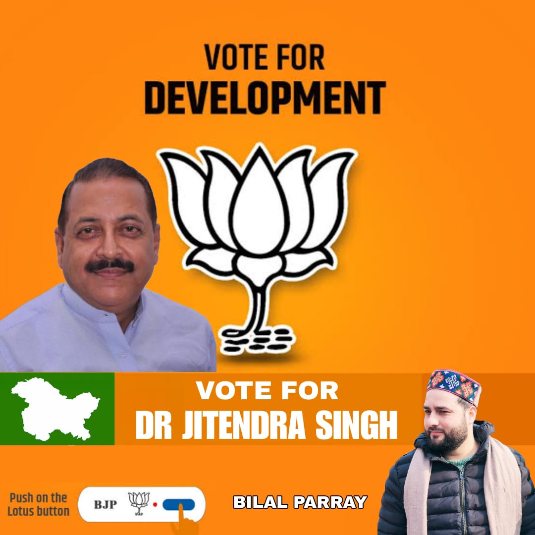 Vote for @narendramodi ji Vote for @DrJitendraSingh Ji Vote for @BJP4India Vote for #ViksitBharat #VoteForBJP 🪷✌️