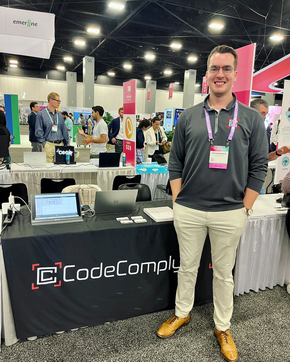 We made it! If you’re at @eMergeAmericas stop by booth SS10 to see how we’re leveraging AI for code compliance to expedite the permitting process. ✅ #emerge #startupshowcase