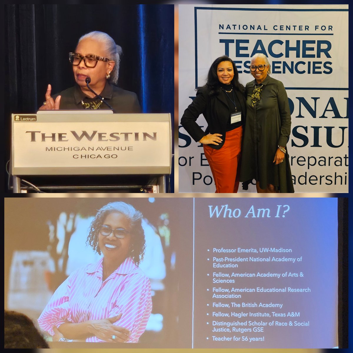 The @NCTResidencies #NCTRNationalSymposium came correct on Day 2! The keynote by Dr. @gjladson gave me life at just the right time in this exhausting, complex, and critical work. #CulturallyRelevantPedagogy #FromTheHorsesMouth #Brilliance #Resonance #Validation