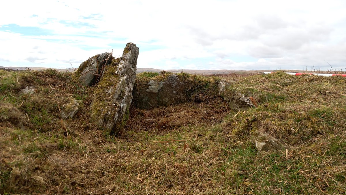 Today's work done with @TimescapeArch carefully clearing and recording a cist above the #ElanValley. The whole commute was packed with #archaeology from all periods!