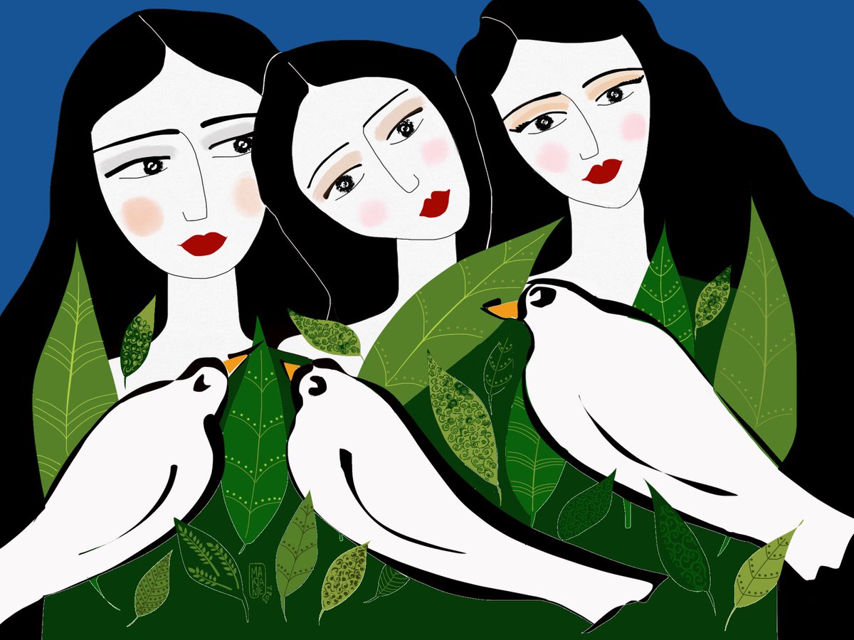 MarjaneSaidi's tweet photo. I promise your restless eyes
Our roots will reach the water and
Our branches will reach the sun
And we will be green again
#WomensRights 
#WomanLifeFreedom #زن_زندگى_آزادى‌ #WomensArt #artcollector https://t.co/0PFLUDLLMy