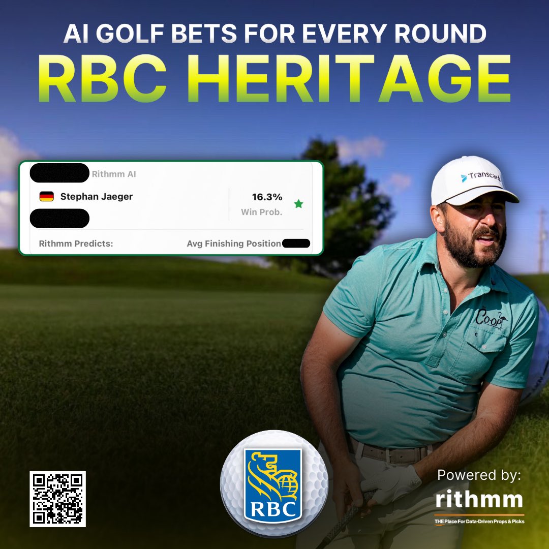 Rithmm’s best golf picks for today 4/18:

Stephan Jaeger

Golf⛳️: shorturl.at/ajnW0

#pgatour #golf #pga #golflife #golfing #golfer #golfswing #golfstagram #golfcourse #instagolf #golfaddict #golfers