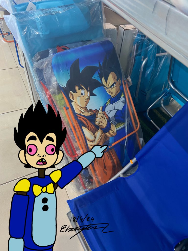 LanternLuck's tweet photo. The other Vegeta
It’s a chair but once again I couldn’t help but think of Vegeta pointing at it
#TSASM #MGAFS #TLAES #sunandmoonshow
#montygatorandfoxyshow #vegeta #edit https://t.co/HkgUgZotQM