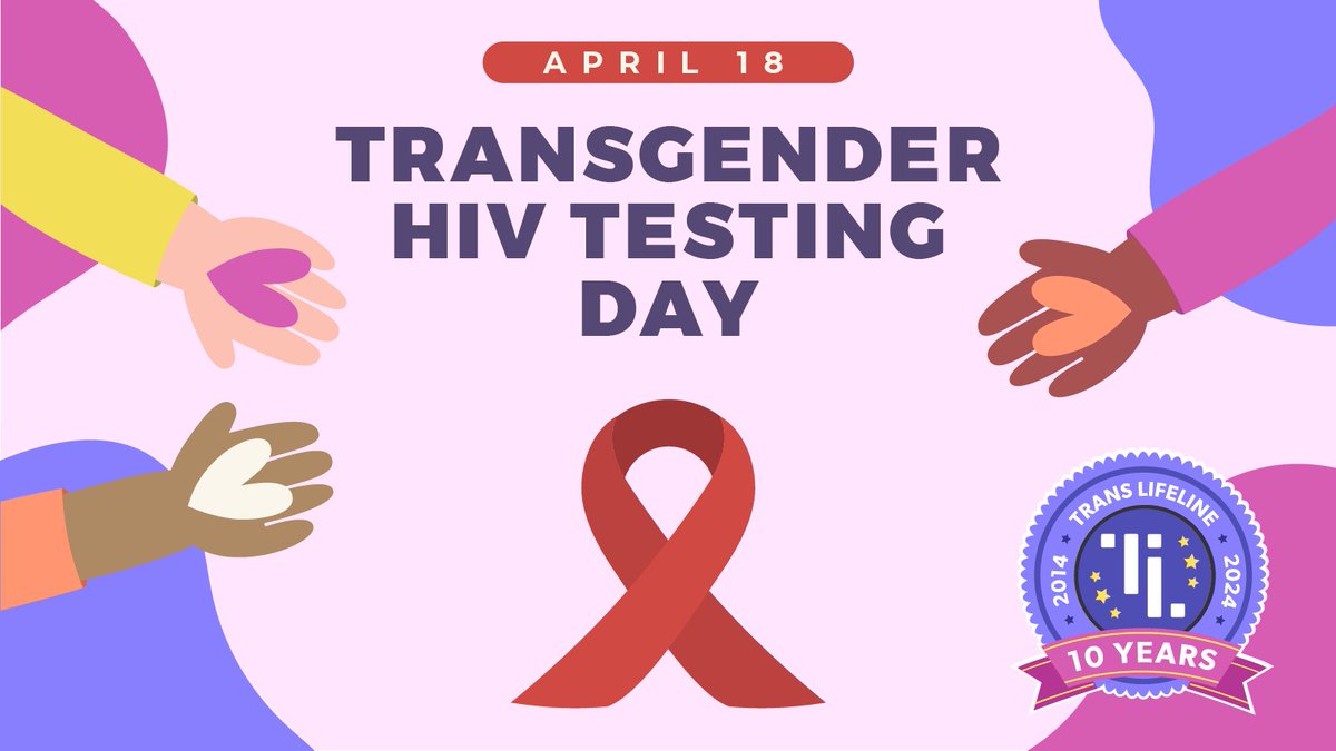 Today, on National Transgender HIV Testing Day, we recognize the importance of regular testing, support, and education for our community. Knowledge is power, and knowing your status empowers you to take charge of your health. 💖 #NTHTD #TransHealth #KnowYourStatus