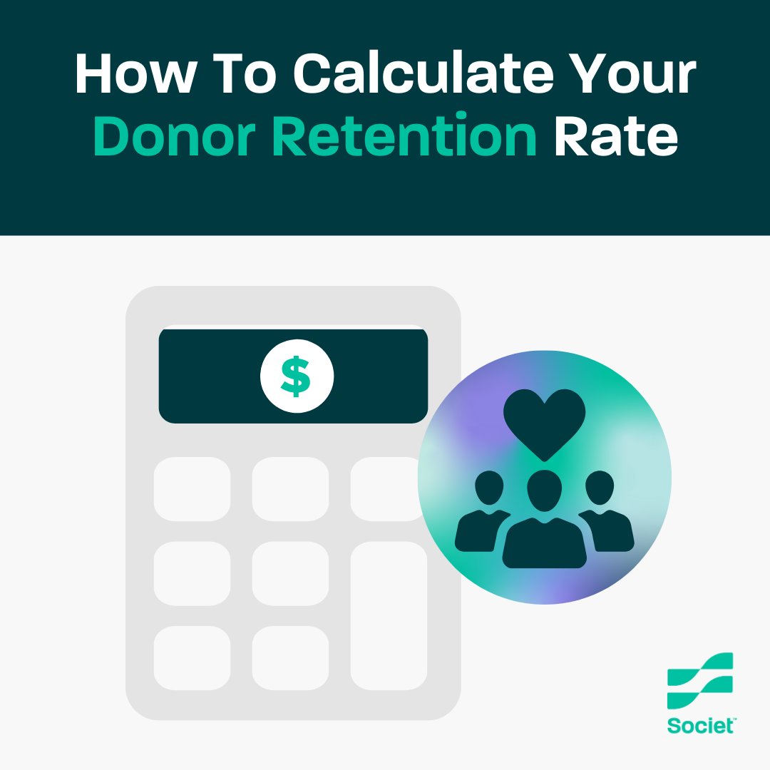 SocietInc's tweet photo. Getting new donors to give again isn’t easy. 

By some accounts, average donor retention rate is only 43%!

We tell you exactly how to calculate your donor retention rate and some actionable donor retention strategies

Learn more: https://t.co/xIwKHZBIf7

#NonProfits #DoMoreGood https://t.co/APQchvogob