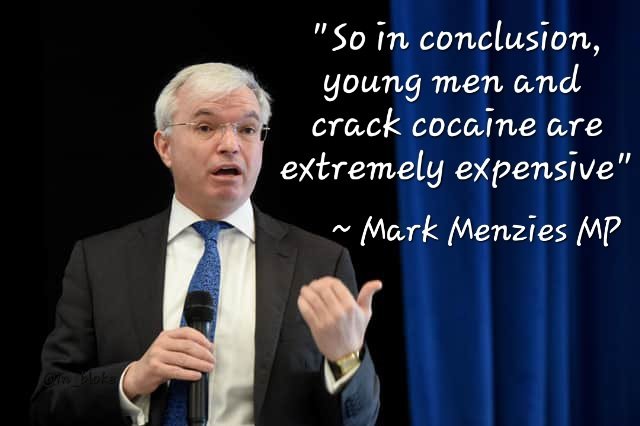 Unless your very naive, you should be in no doubt that #MarkMenzies little 'bad people' story is utter waffle. This was nothing more than a drugged fuel blag to someone that 'trusted' him to 'continue the party' and have lots of drugged up fun. He broke the law by (allegedly)